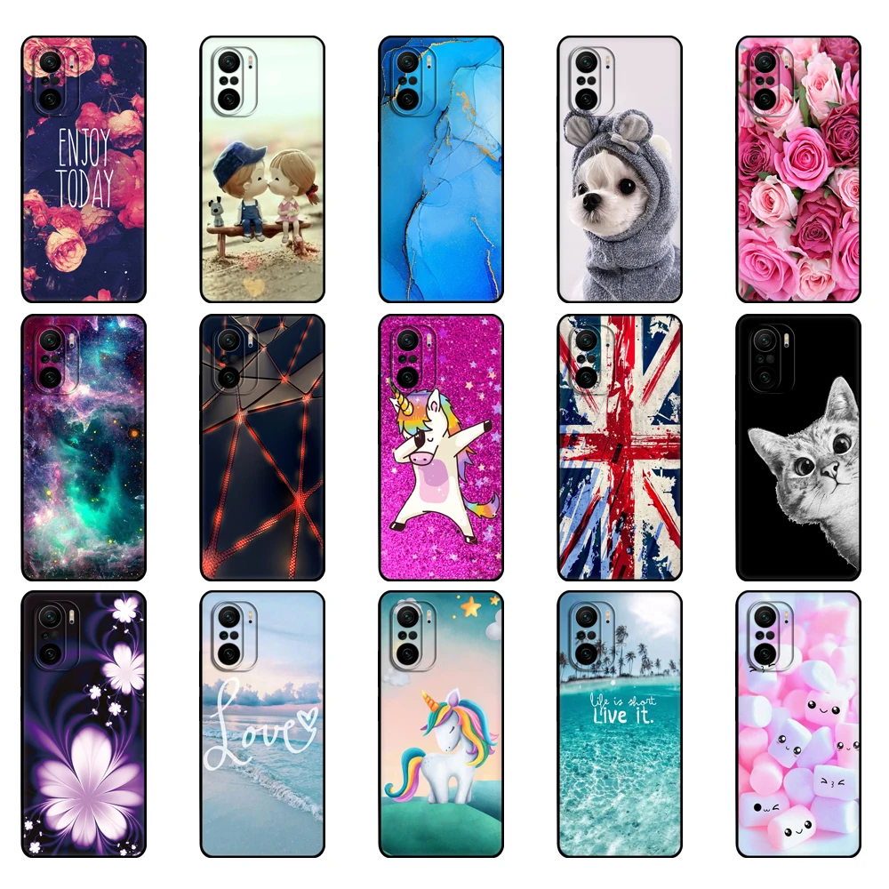 for xiaomi poco f3 case for global version poco f3 5g case phone back cover on poco f 3 pocof3 6 67 pocophone black tpu case free global shipping