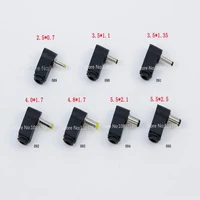 10pcs male dc power plug connector angle 90 degree l shaped plastic 5 52 5 5 52 1 4 81 7 4 01 7 3 51 35 3 51 1 2 50 7 mm