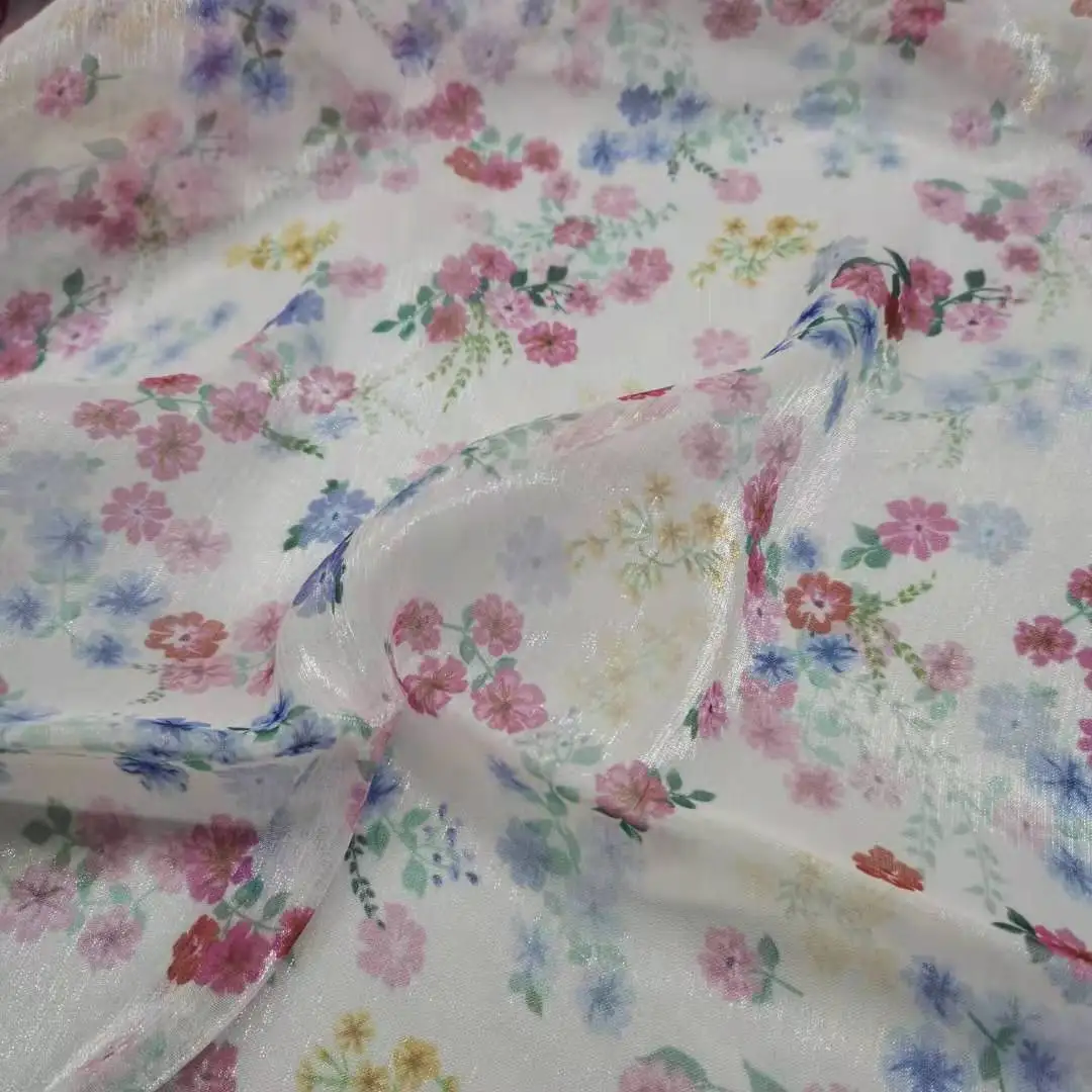 Распродажа шифоновая ткань летний Блестящий Мягкий креативный тонкий плавучий