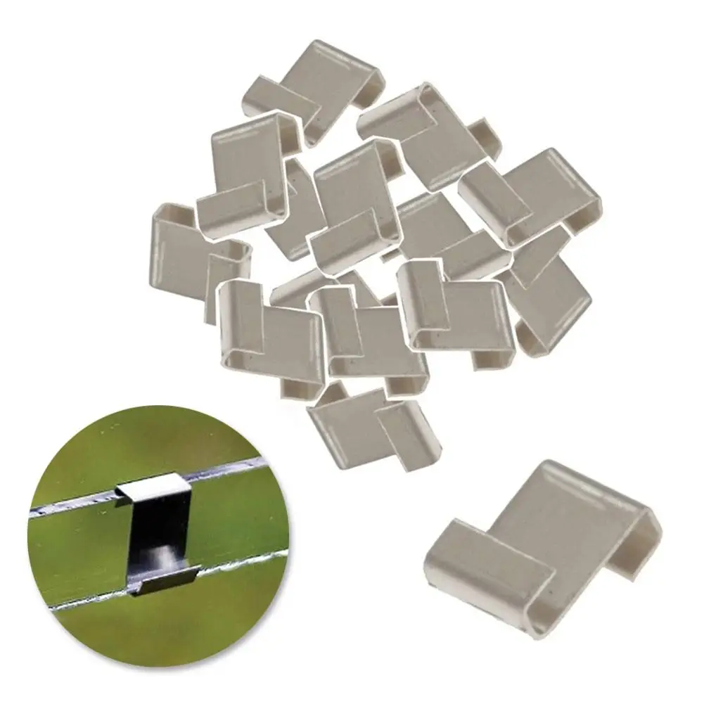 100 шт. стеклянные зажимы для теплиц из нержавеющей стали крепкие крепления