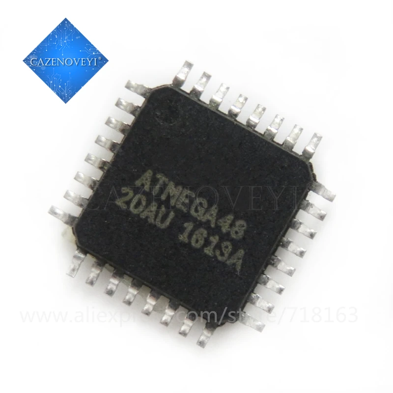 5 шт./лот ATMEGA48-20AU QFP ATMEGA48-20 QFP48 ATMEGA48 48-20AU QFP-32 SMD в наличии