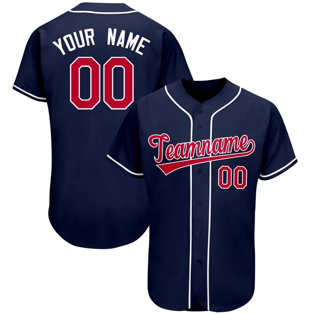 Wholesale Custom Baseball Jersey Sublimation Print Team Name Number Baseball Shirt Club League Softball Practice Jersey for Men