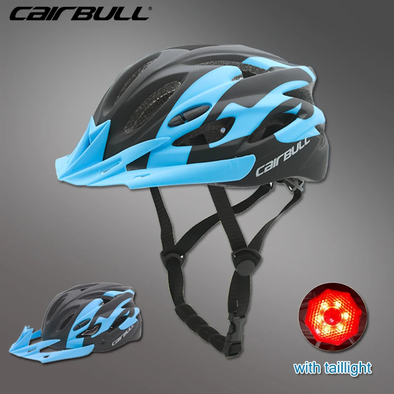 

CAIRBULL Mtb Cycling Helmet with light for Man Woman Mountain Bike Bicycle Helmet With Visor In-Molded EPS Capacete Ciclismo
