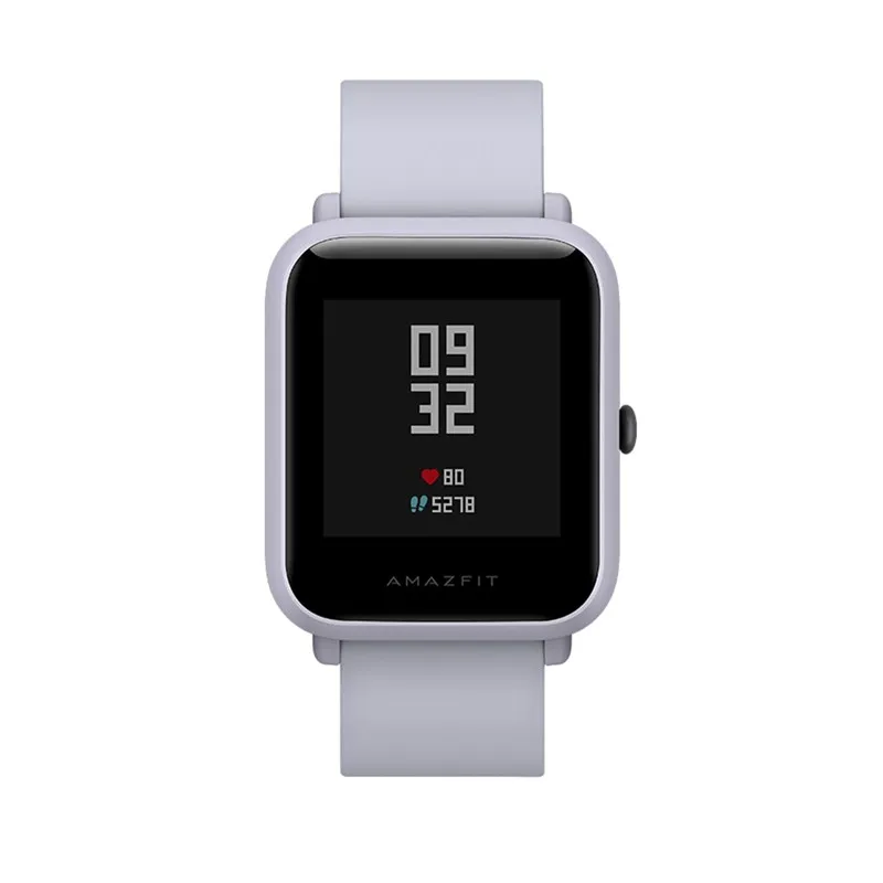 Light Gray Huami AMAZFIT Bip/Bip Lite умные часы Bluetooth GPS умные часы монитор сердечного ритма спортивный трекер IP68 международная версия - Цвет: Light Gray