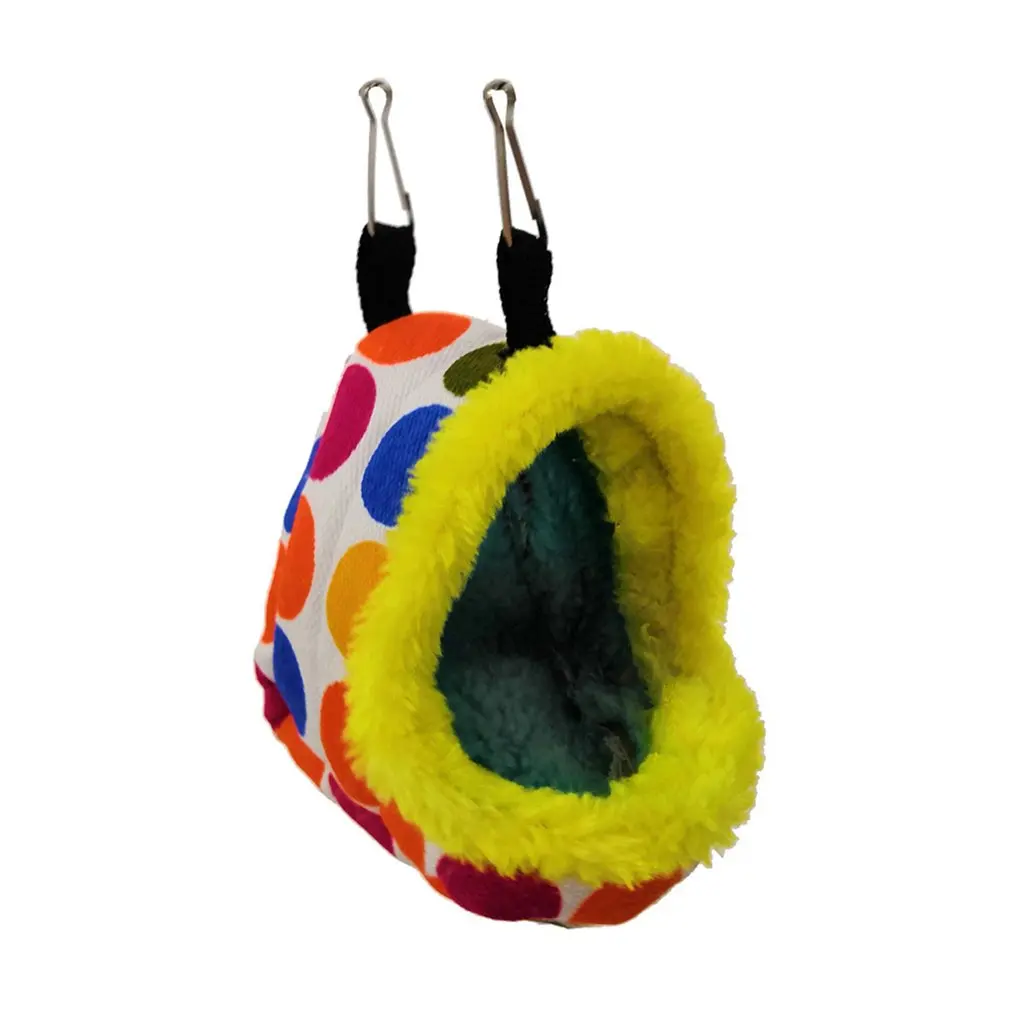 

Winter Parrot Nest Warm Hammock Bird Plush Bed Pet Hammock Lovely Parrot Toy Parrot Cage Accessories