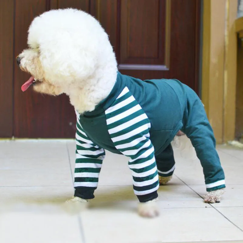 Пижама для собак из чистого хлопка мягкая уютная одежда домашних животных