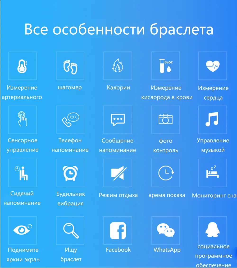 Смарт-Браслет Водонепроницаемый Фитнес-трекер часы Смарт-Браслет фитнес-браслет Здоровье монитор сердечного ритма Bluetooth Спорт Smartband