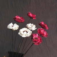 4pcs dried flower bouquets dried corn poppy bouquetsdried papaver rhoeascoquelicot bunches