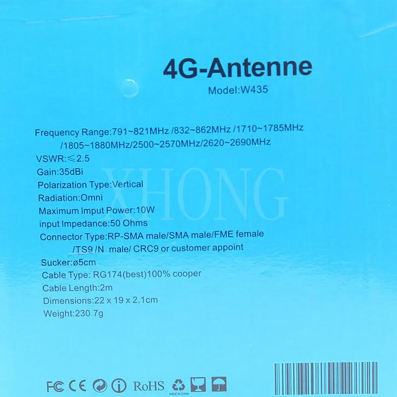 4G LTE SMA разъем 35dBi широкополосная антенна усилитель сигнала для HUAWEI B310 B593 E5186 E5172 B315