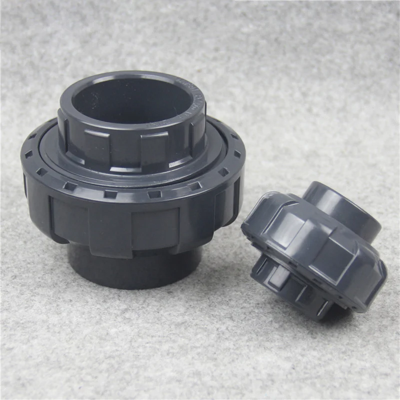 

1pcs 20mm 25mm 32mm 40mm 50mm 110mm ID UPVC Union Pipe Fittings Coupler Water Connector for Garden Irrigation Hydroponic System