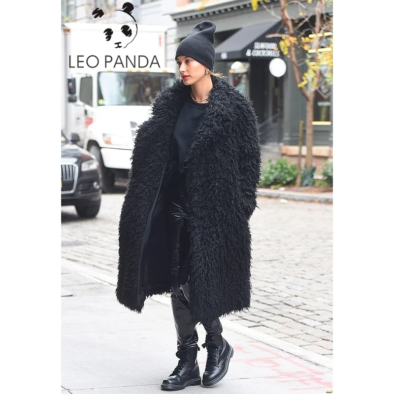 Женское пальто из искусственного меха премиум-класса женское плюшевое меховое