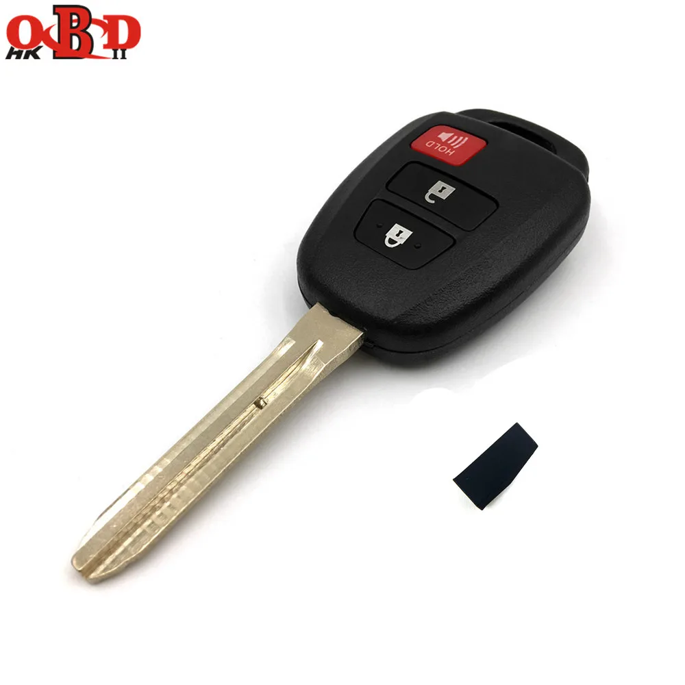 HKOBDII 2 + 1 кнопки дистанционного ключа автомобиля FCCID: HYQ12BDM/HYQ12BEL для Toyota Camry 314 4 MHZ с