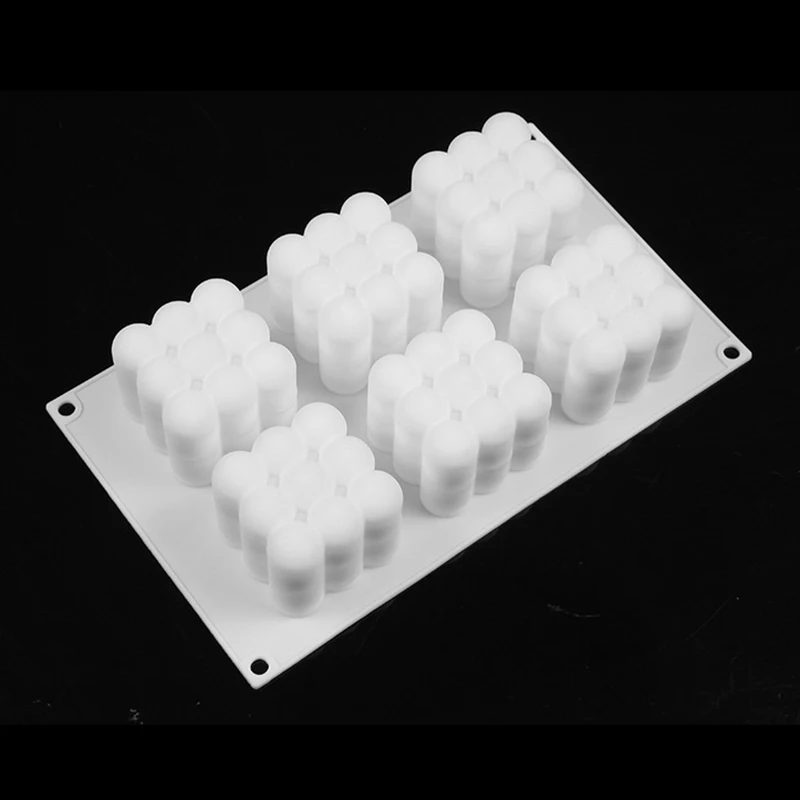 

1pcs 3D Stereoscopic Silicone Candle Molds DIY Handmade Scented Candle Mold Epoxy Resin Plaster Candle Making Mould Cake Molds