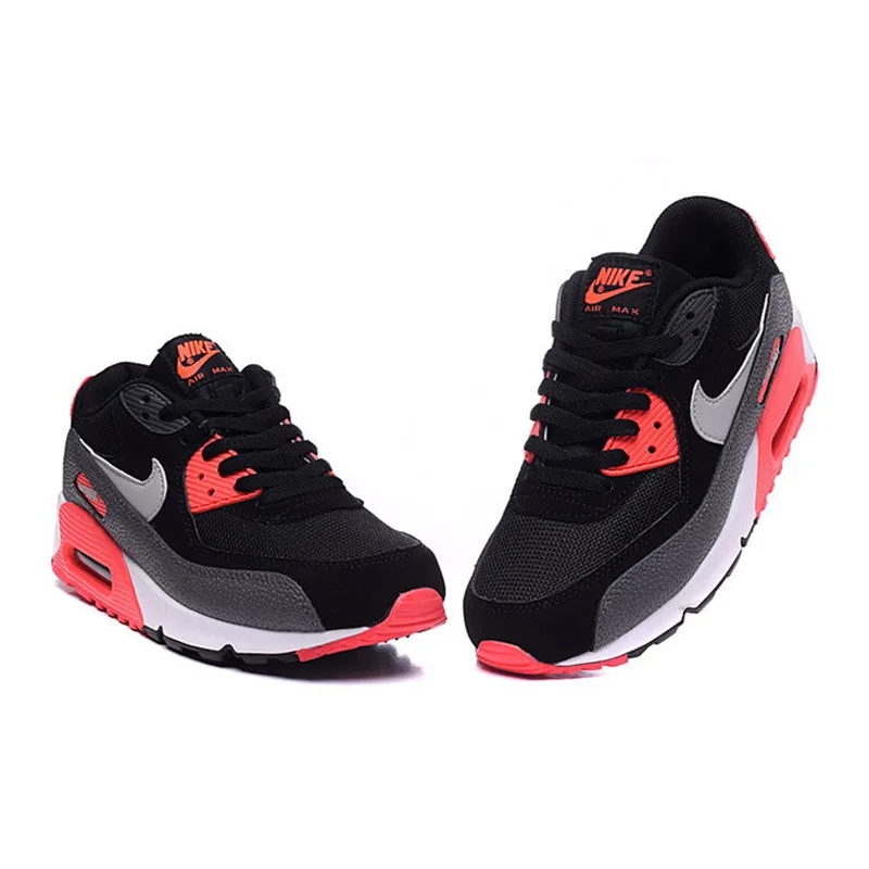 Оригинальные мужские кроссовки для бега Nike Air Max 90 эфирные, износостойкие, классические, спортивные, уличные, сетчатые, дышащие кроссовки 537384-111