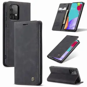 leather case for samsung galaxy a72 a22 a32 luxury magnetic flip wallet multifunctional bumper phone cover for samsung a 72 etui free global shipping