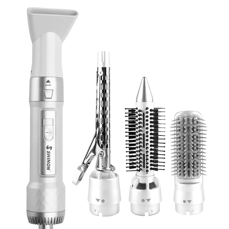 Электрическая расческа для сушки волос 4 в 1 многофункциональный инфракрасный