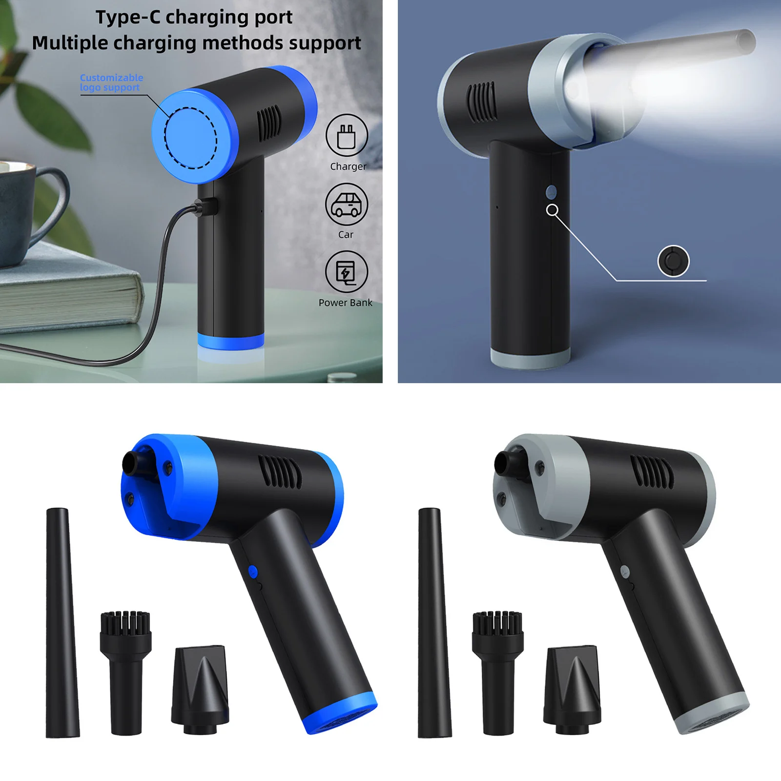 

Ручной Электрический беспроводной Air Duster нагнетатель сжатого воздуха 15000 мАч 45000 об/мин для компьютера автомобиля домашнего питомца