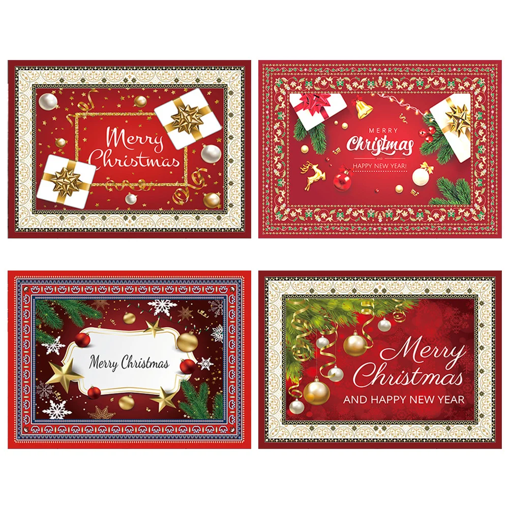 

Christmas Tablecloth Rectangle Table Cloths for Home Banquet Party Holiday Kitchen Dining Room Waterproof Tabletop Decoration