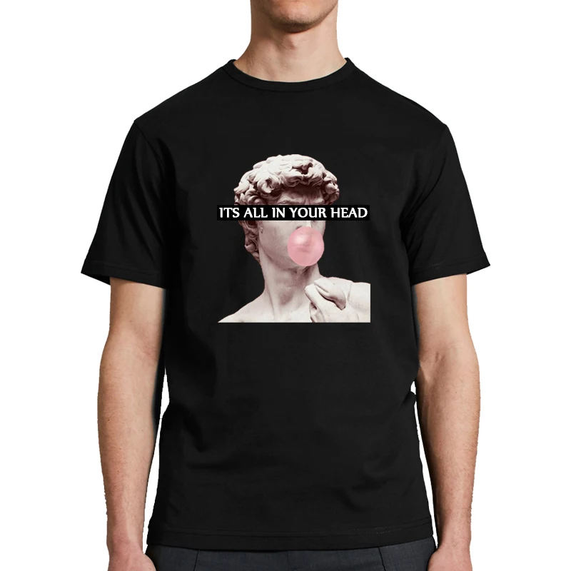 Популярная модная мужская футболка в стиле Харадзюку смешные художественные