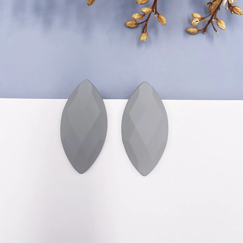 

2020 fashion colorful Arcylic Turtle Shell Leaf Earrings for Women blue ornage Black Grey Waterdrop Geometrical dangle Earrings