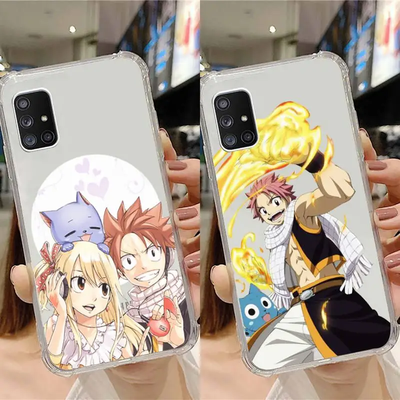 

FAIRY TAIL Phone Case Transparent For Samsung Note A 7 8 9 10 20 50 51 71 90 20 11 81 e LITE Ultra PRO
