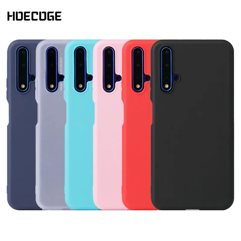 HOECOGE Matte Mobile Phone Cases For Honor 20 Pro Soft Silicone TPU Protective Cover 20S 20i lite Coque Fundas Capa | Мобильные