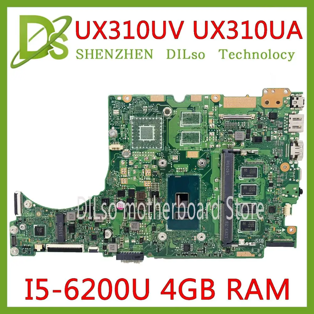 KEFU UX310UA материнская плата для ноутбука ASUS UX310UQK UX310UQ UX410UQ UX410UQK UX310UV оригинальная 4GB