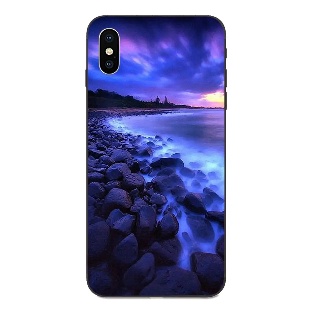 Защитный чехол из ТПУ для Xiaomi Redmi Note 3 3S 4 4A 4X 5 5A 6 6A 7 7A K20 Plus Pro S2 Y2 Y3 Infinity On фиолетовое