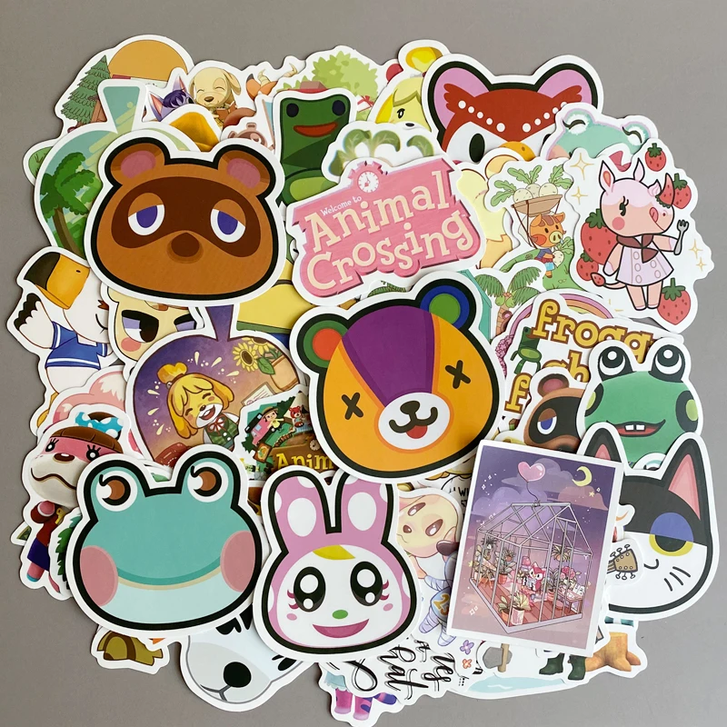 100 шт. игры животных пересечения: новые горизонты Водонепроницаемый Стикеры для