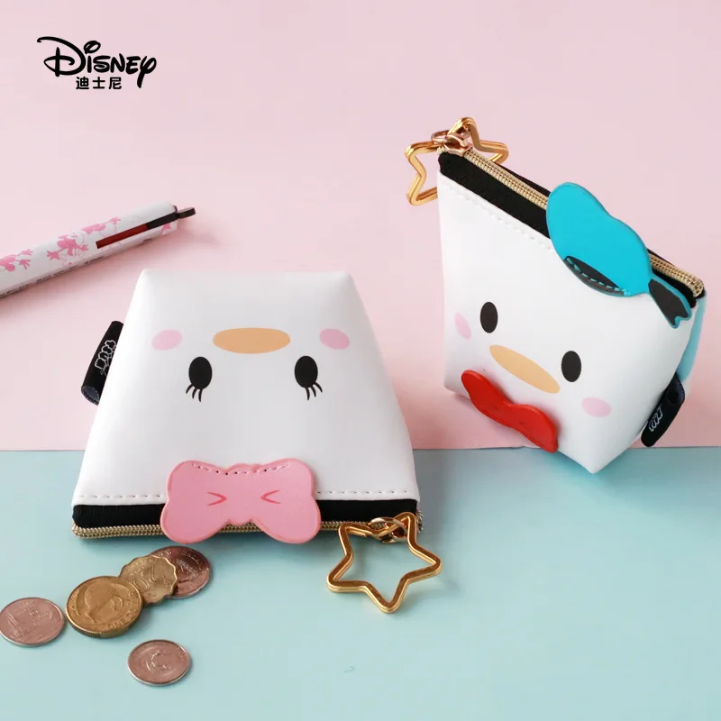 Портативный многофункциональный кошелек для монет Disney Minnie Mouse tsum мультяшный Стич