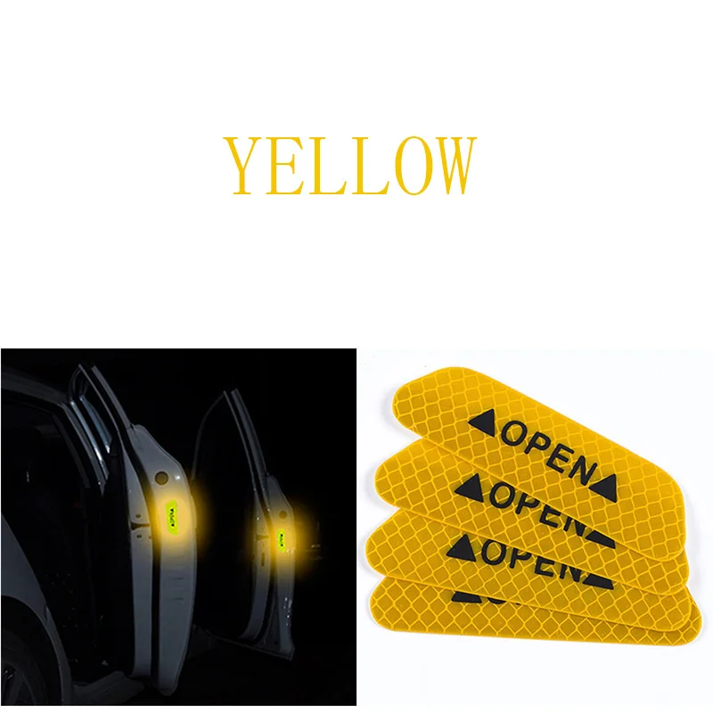 4 шт./компл. наклейки на двери автомобиля предупреждаПредупреждение знаки