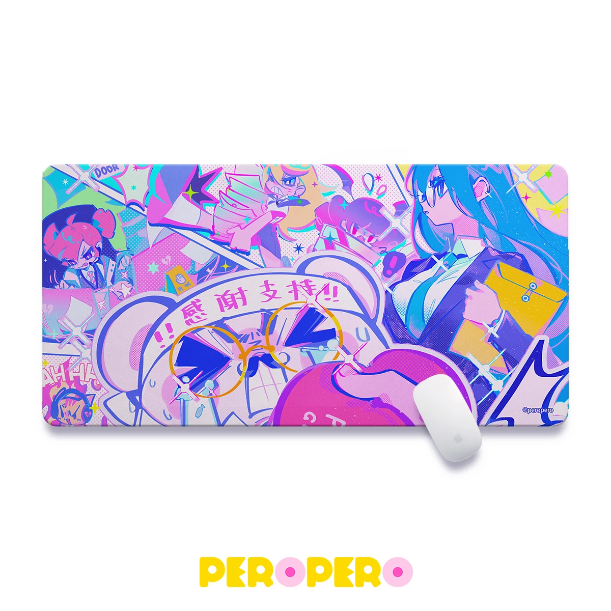 

Peropero MuseDash Rin Buro Marija Original Long Mouse Pad Mouse Mat Muse Dash Game Gift Collection C