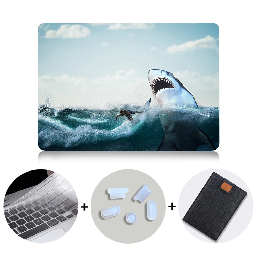Чехол MTT для Macbook Pro retina 13 15 с сенсорной панелью, Жесткий Чехол для mac book Air 11, новинка 13,3, 12 дюймов, чехол для ноутбука с пейзажным принтом - Цвет: MB10