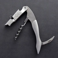 rosewood handle professional waiters corkscrew wine bottle opener for home and bar stainless steel metal twist off jar opener