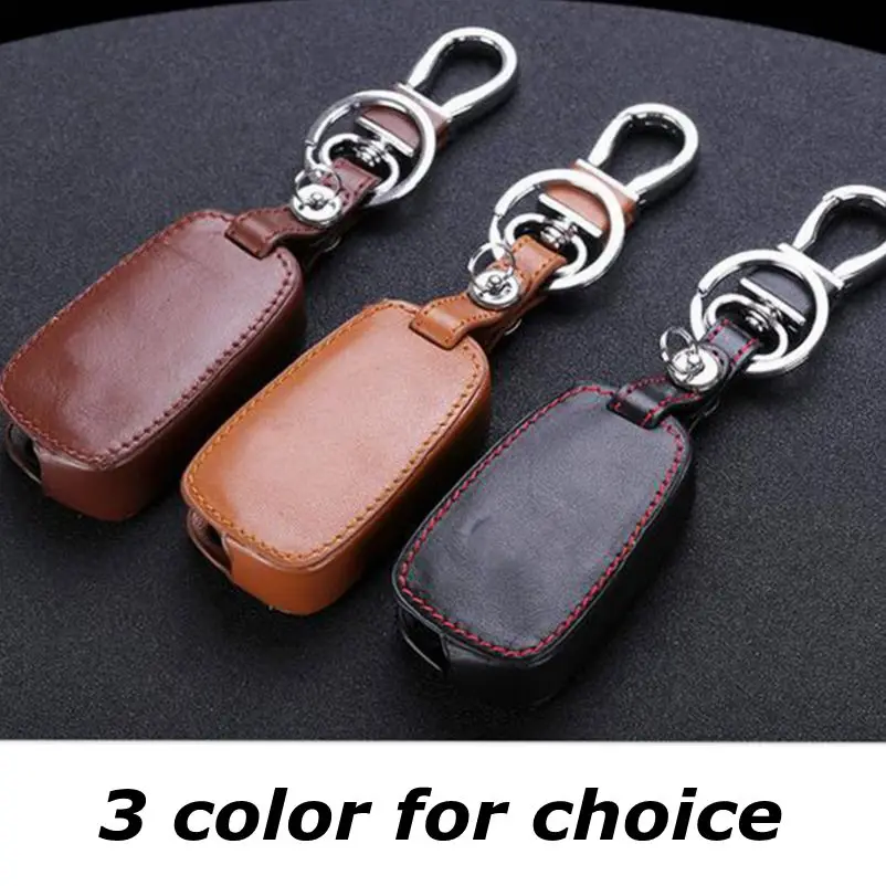 Новые 3 кнопки черного цвета из искусственной кожи Автомобильный Брелок