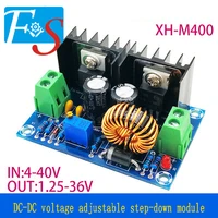 free shipping xh m400 step down module adjustable voltage xl4016e1 high power dc dc regulator 8a with voltage stabilization