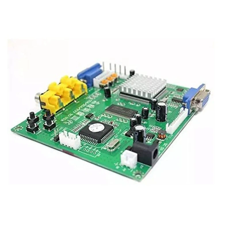 Для аркадных игр плата преобразователя сигнала CGA/YUV/EGA/RGB в VGA HD (двойной выход)