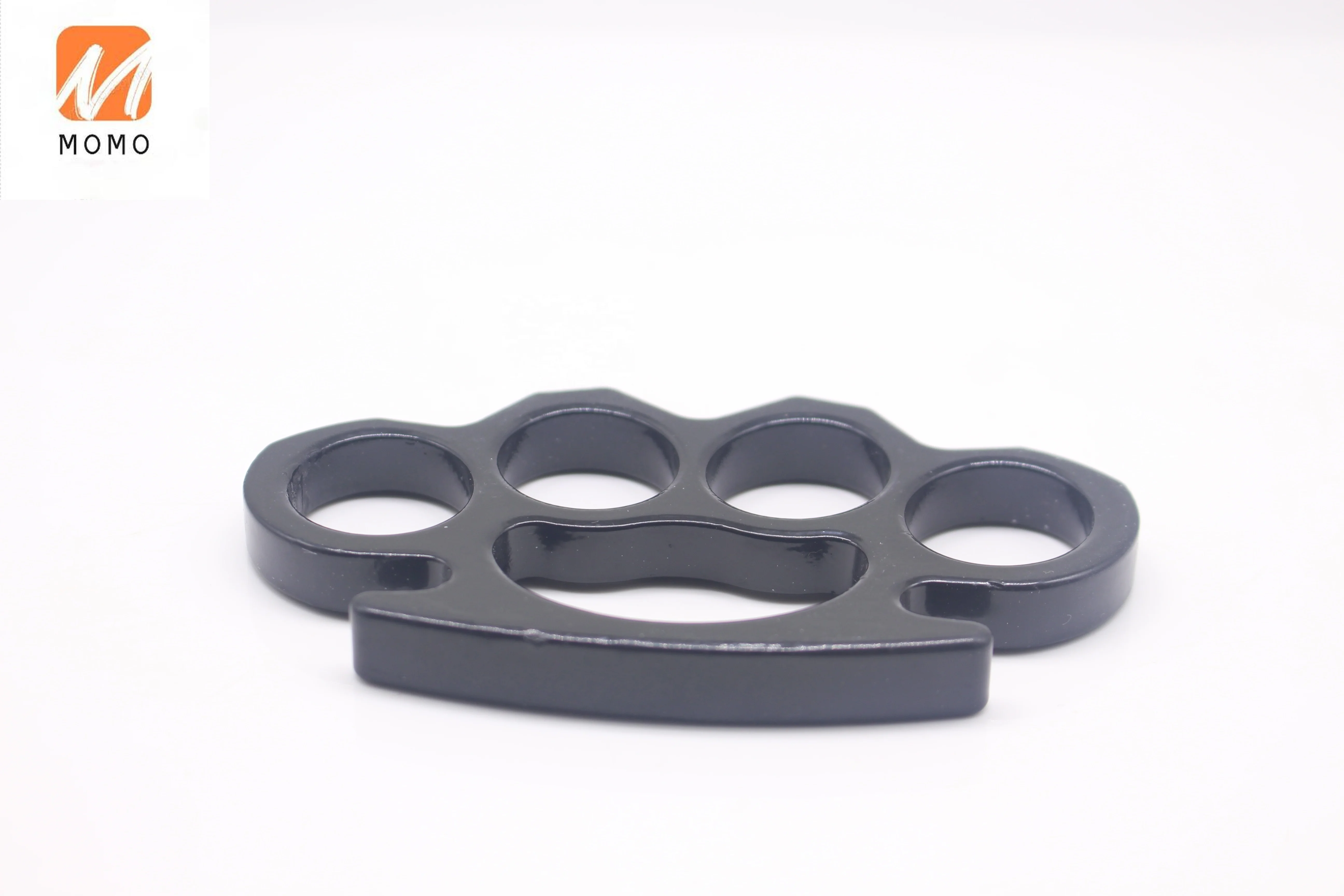 

Custom Black Four finger ring punches knuckle