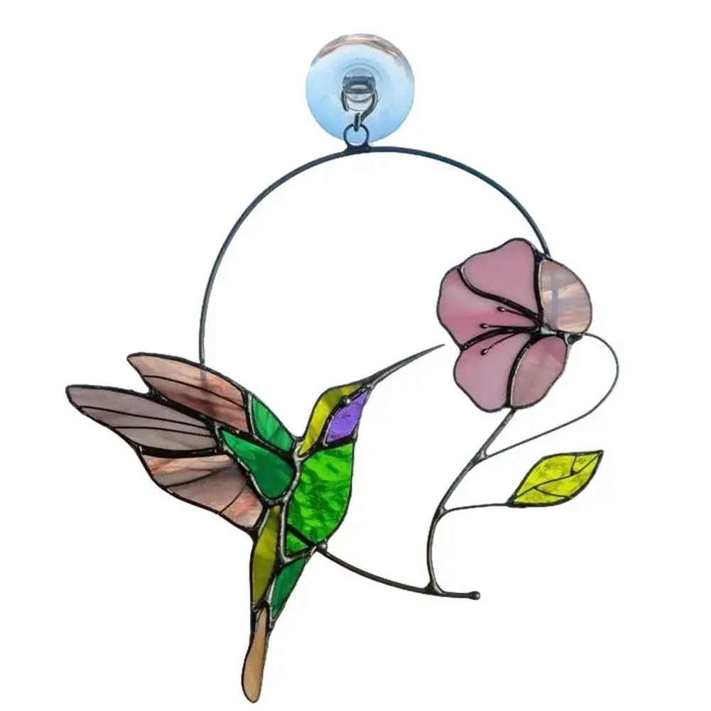 

Акриловые Висячие наклейки на окна с пятнами, настенные наклейки с птицами, домашний декор, милые 3D Автомобильные настенные наклейки, украш...