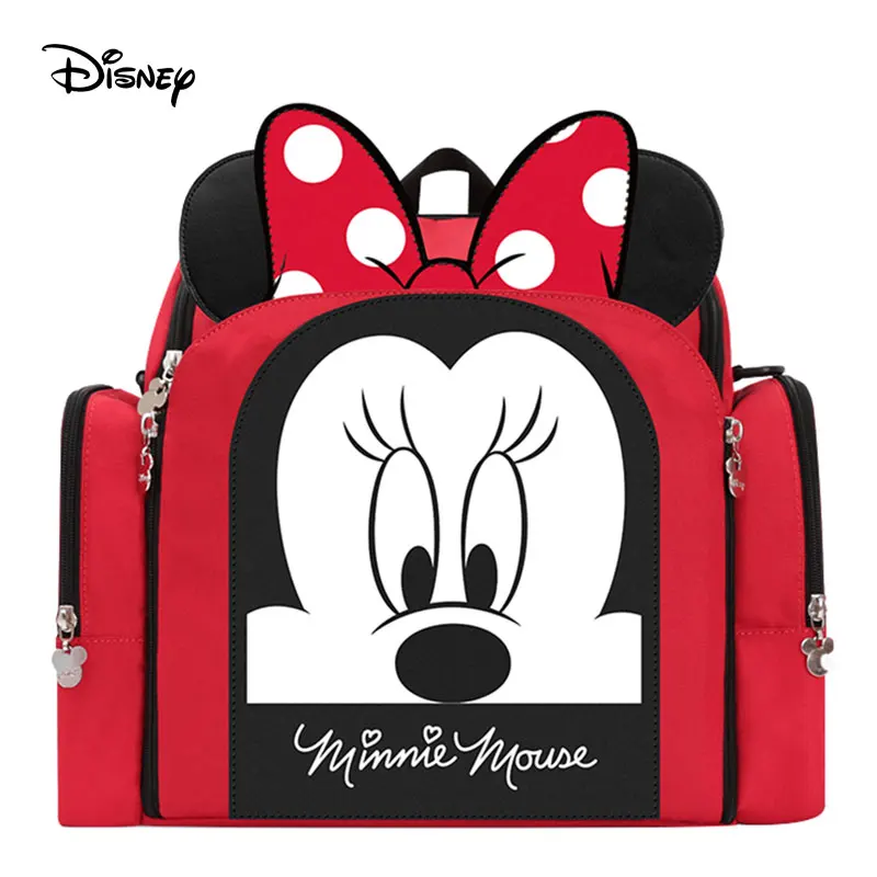 Рюкзак для подгузников disney, Детская сумка для мамы, Микки и Минни, мокрая сумка, модный органайзер для подгузников для мам и мам, сумка для обеденного стула - Цвет: bb0088