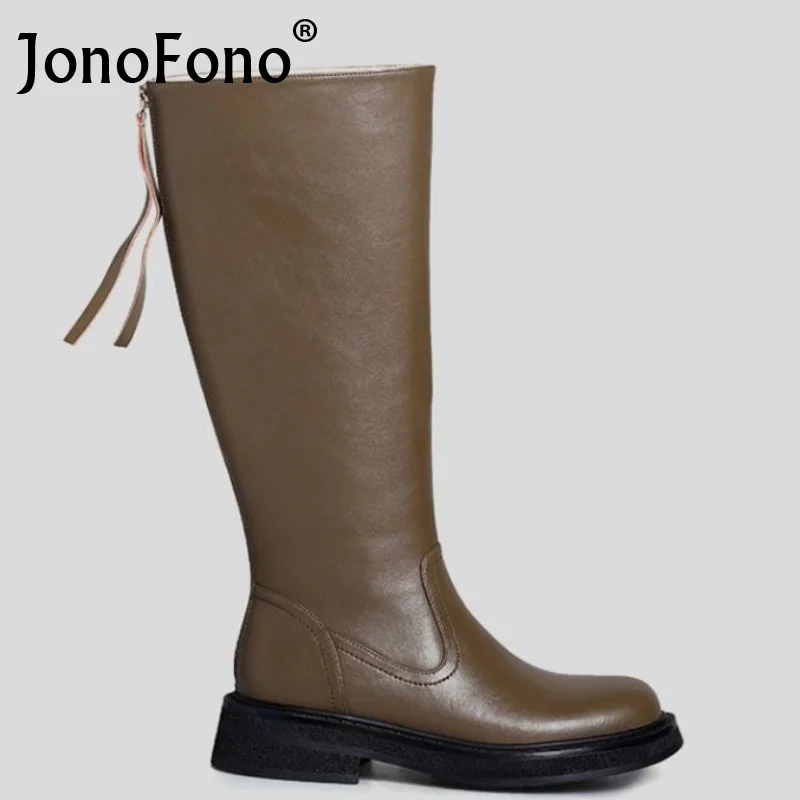 

Женские длинные сапоги из натуральной кожи на молнии, размеры 34-39