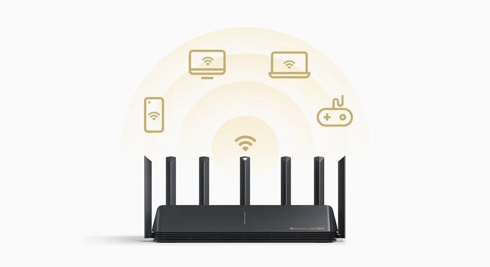 internet router extender New Xiaomi AX6000 AIoT Mesh Router 6000Mbs 512MB WiFi6 VPN External Signal NetworkQualcomm CPU Repeater Amplifier Mi Home wifi router signal booster