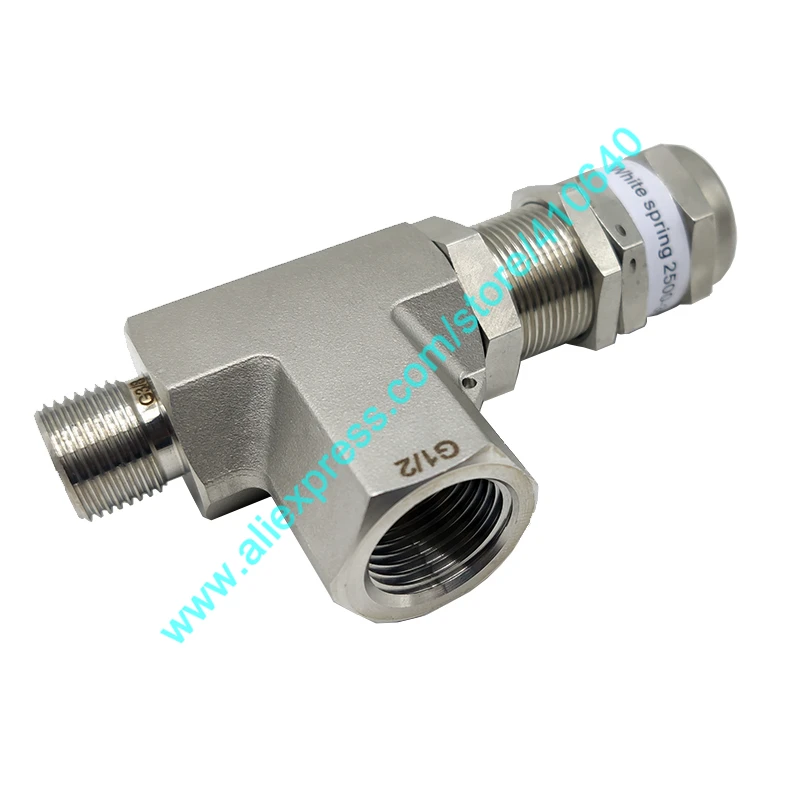 SS316L 2500 до 3500 psi предохранительный клапан из нержавеющей стали высокого давления