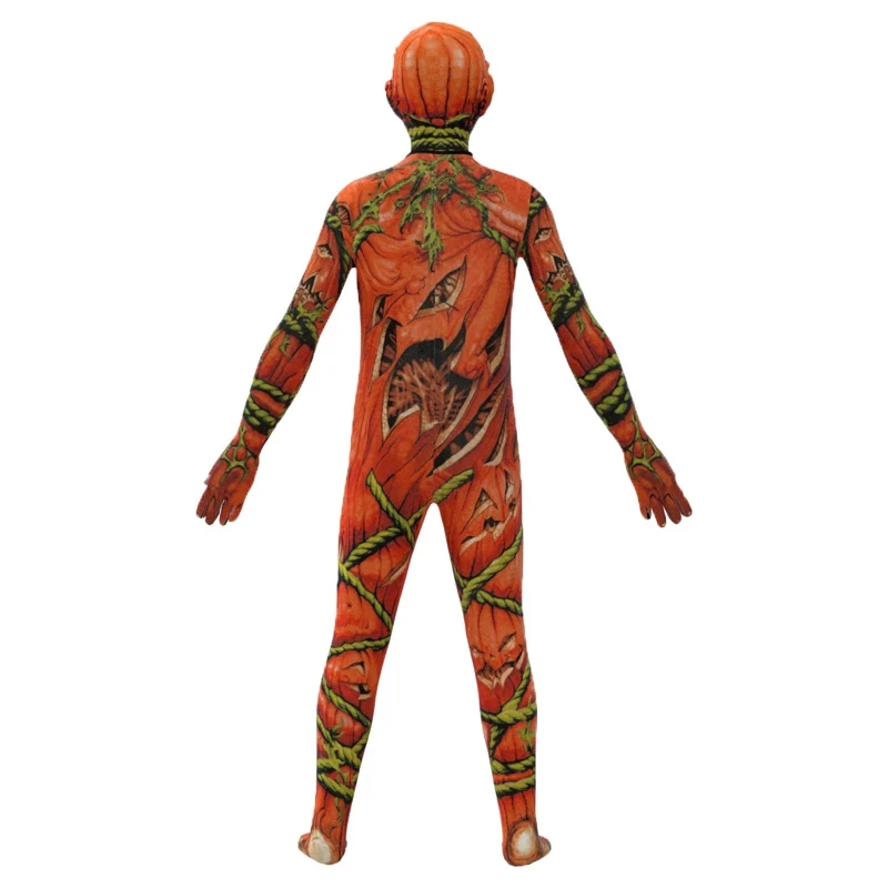 Страшный костюм тыквы призрака на Хэллоуин для детей |