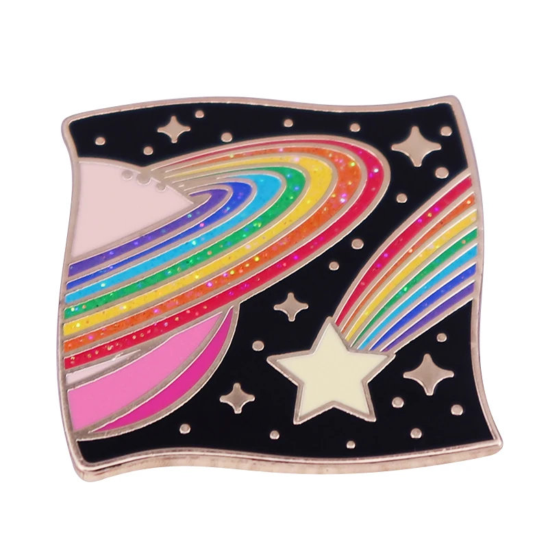 

Rainbow Galaxy Space Brooch I study rainbows to express my feelings!