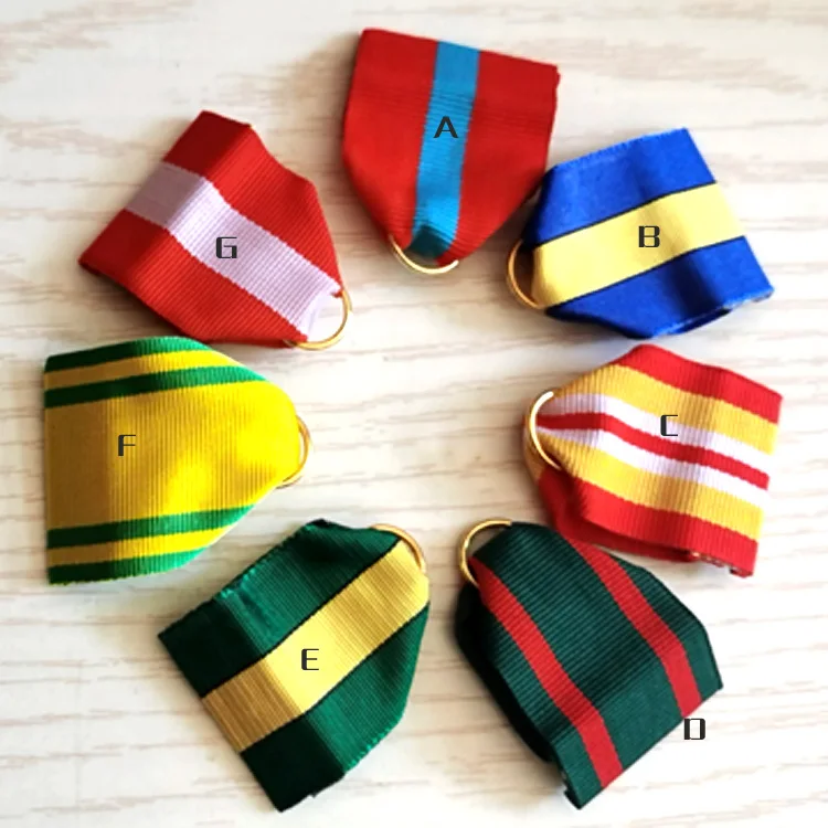 Ленты для медалей высококачественные ленты памятных коллекционирования значок