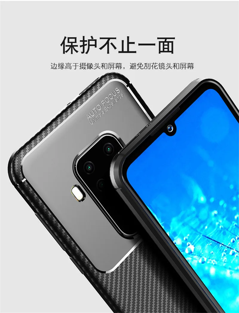 Корпус из углеродного волокна для Motorola One Zoom чехол Высокое качество Алмазная сетка Дизайн чехол для Motorola One зум One Pro задняя крышка