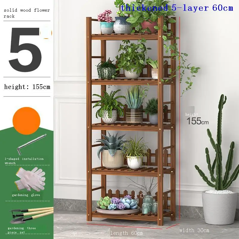 

Stojaki Wood Plant Etagere Pour Plante Huerto Urbano Madera Stojak Na Kwiaty Balcony Shelf Dekoration Outdoor Flower Stand