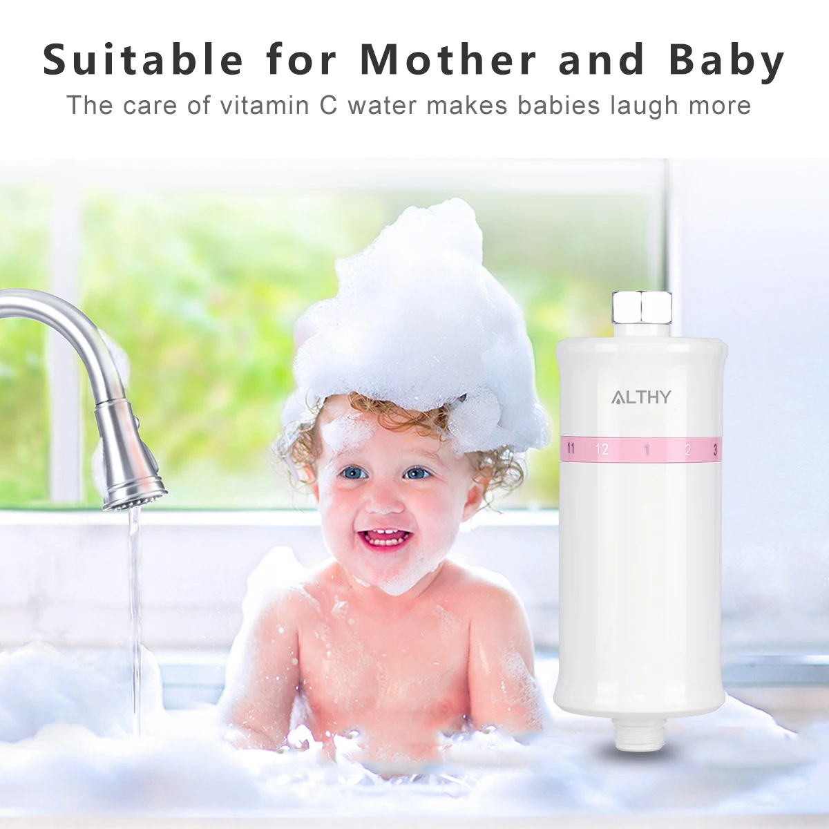 althy vitamin c shower filter water purifier lemon scent bathroom bath water softener filter chlorine help dry skinhair loss free global shipping
