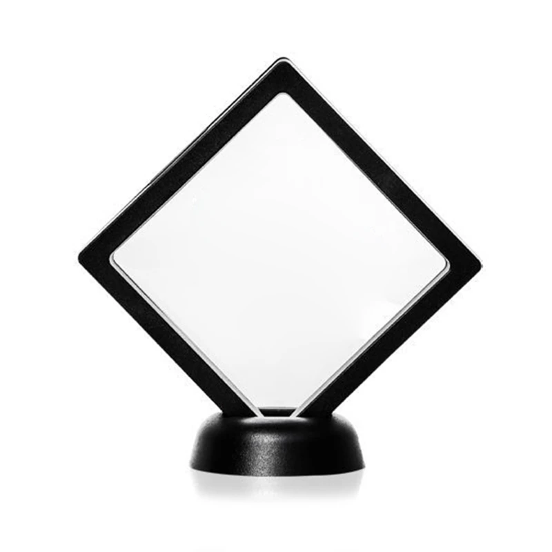 CPDD Coin Display Case 3D Floating Display Jewelry Display Case Suspending/Floating Effect Holder for Displaying Specimens